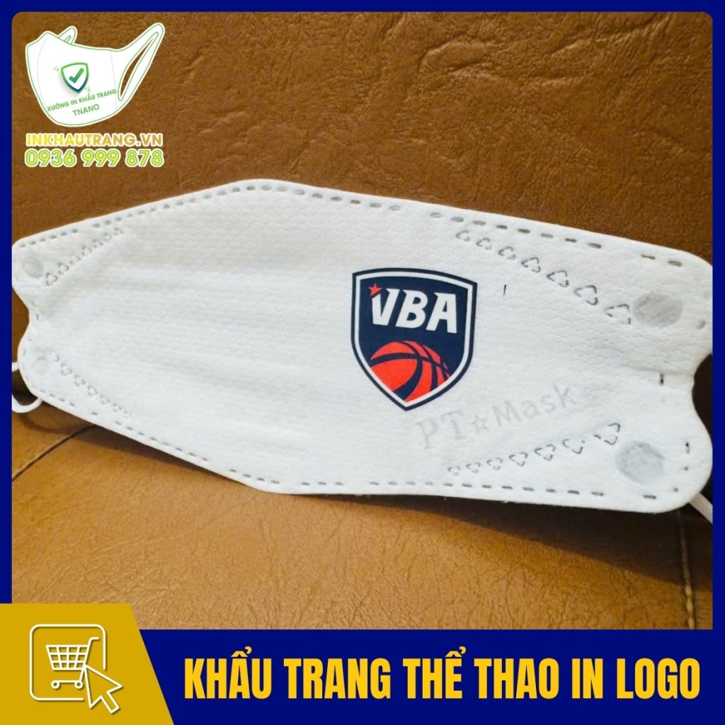 Khau trang the thao in logo