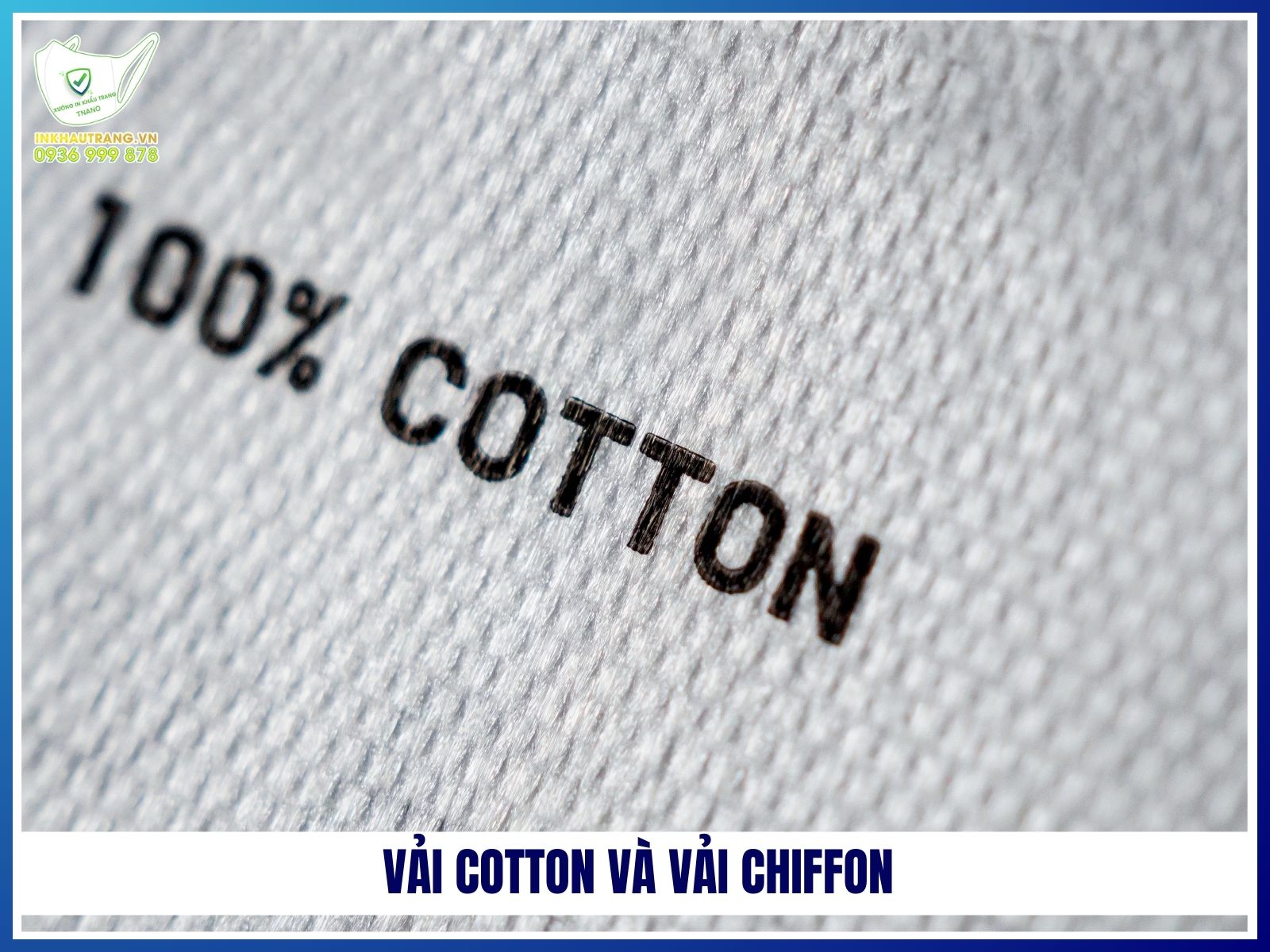 Vải cotton và vải chiffon