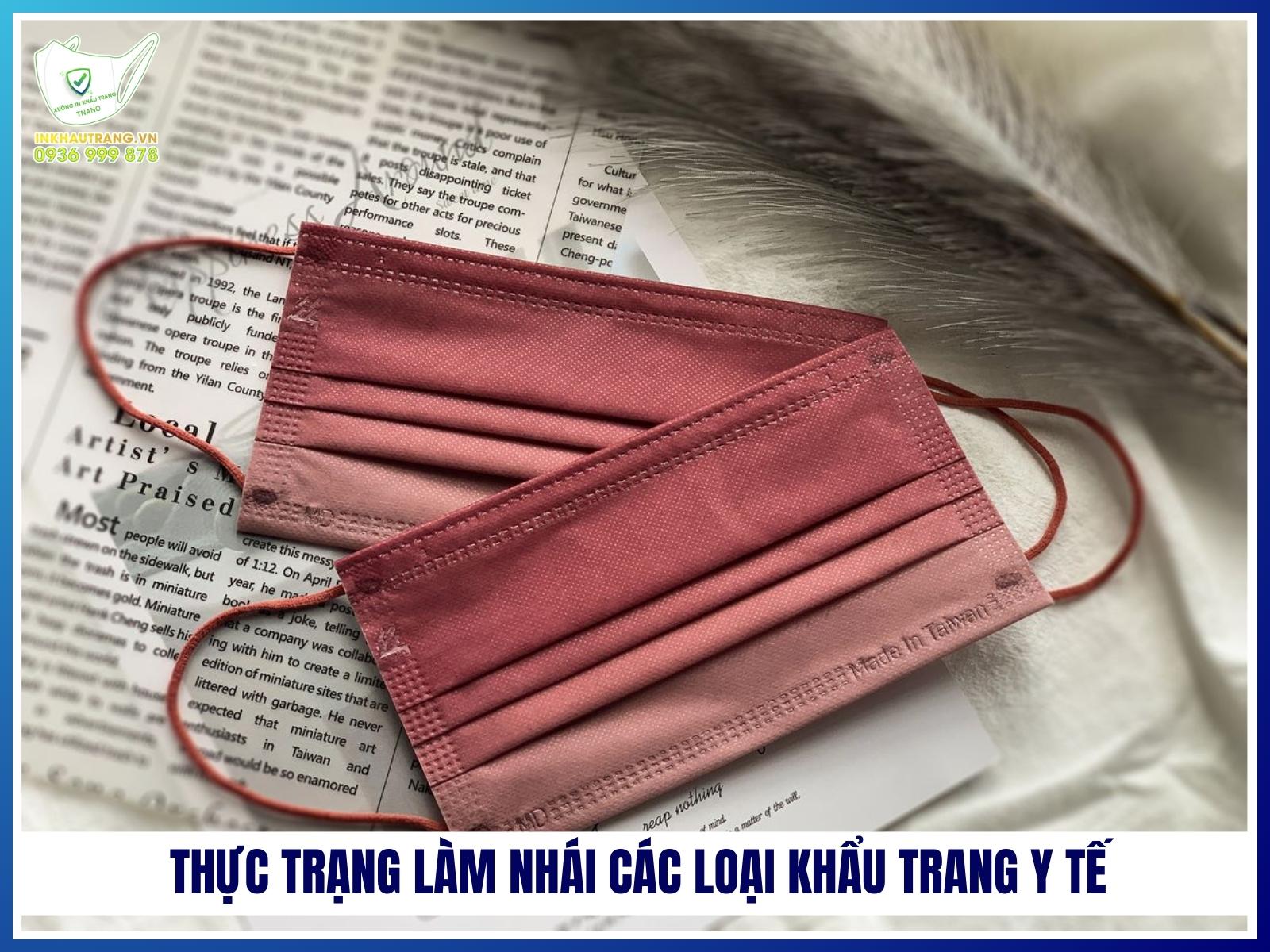 Thực trạng làm nhái các loại khẩu trang y tế