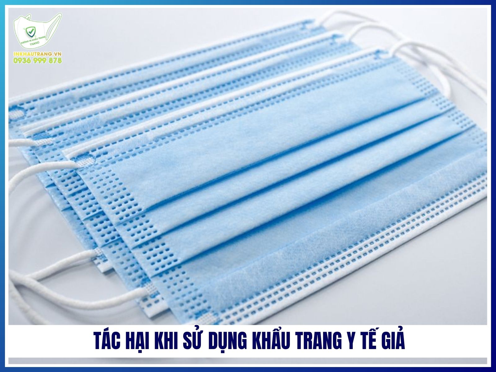 Tác hại khi sử dụng khẩu trang y tế giả