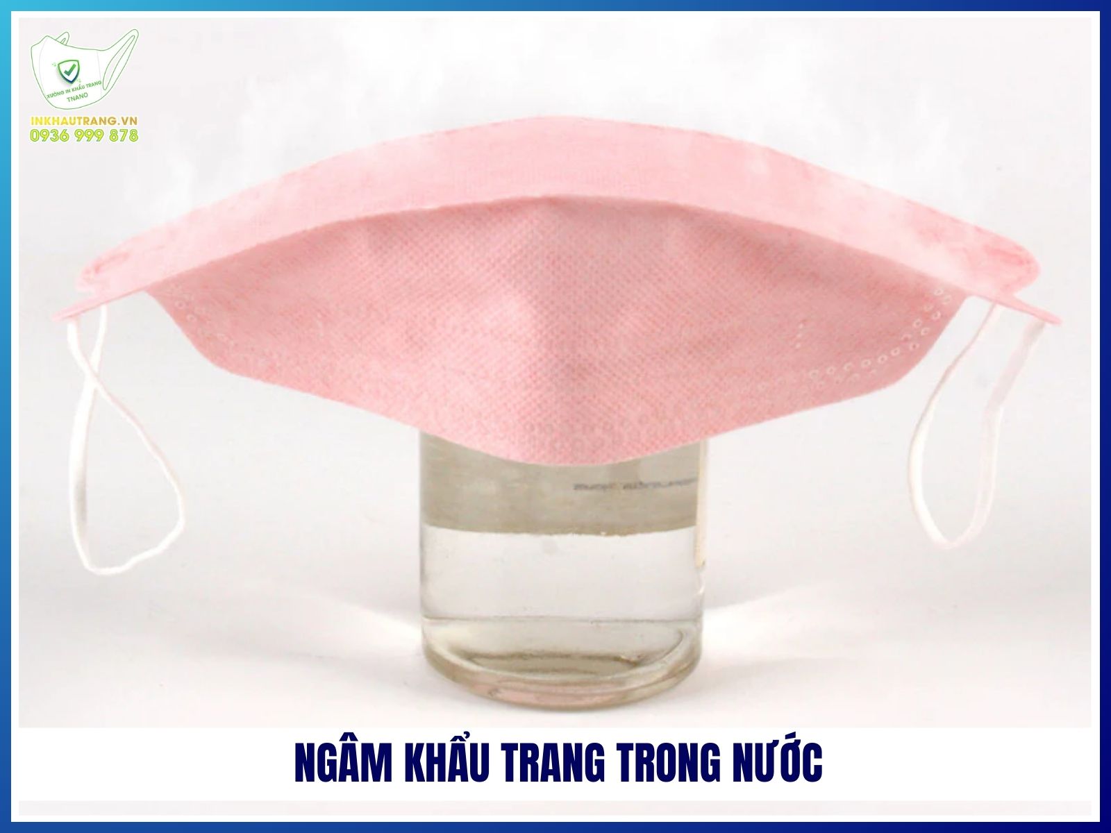 Ngâm khẩu trang trong nước