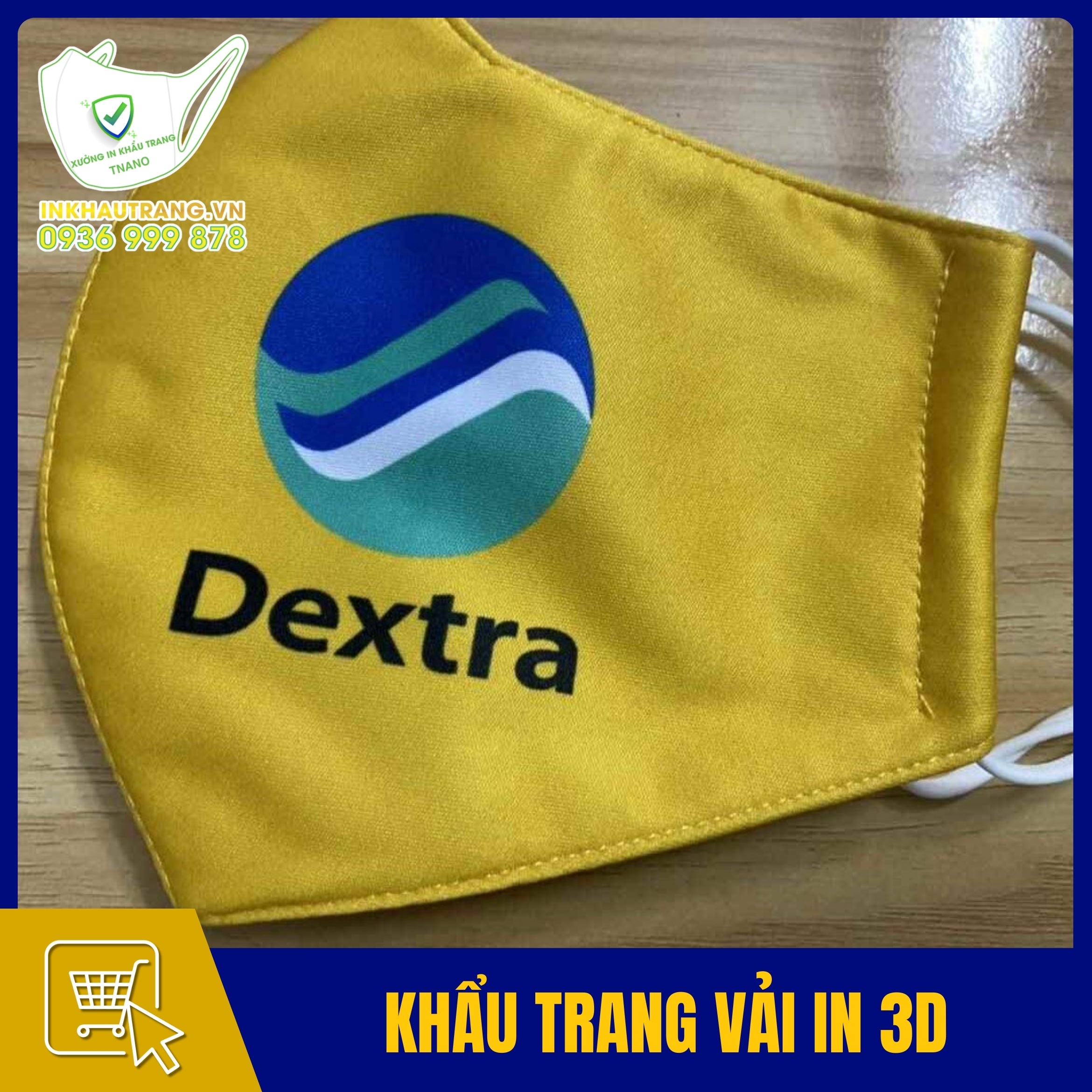 Khau trang vai in 3D