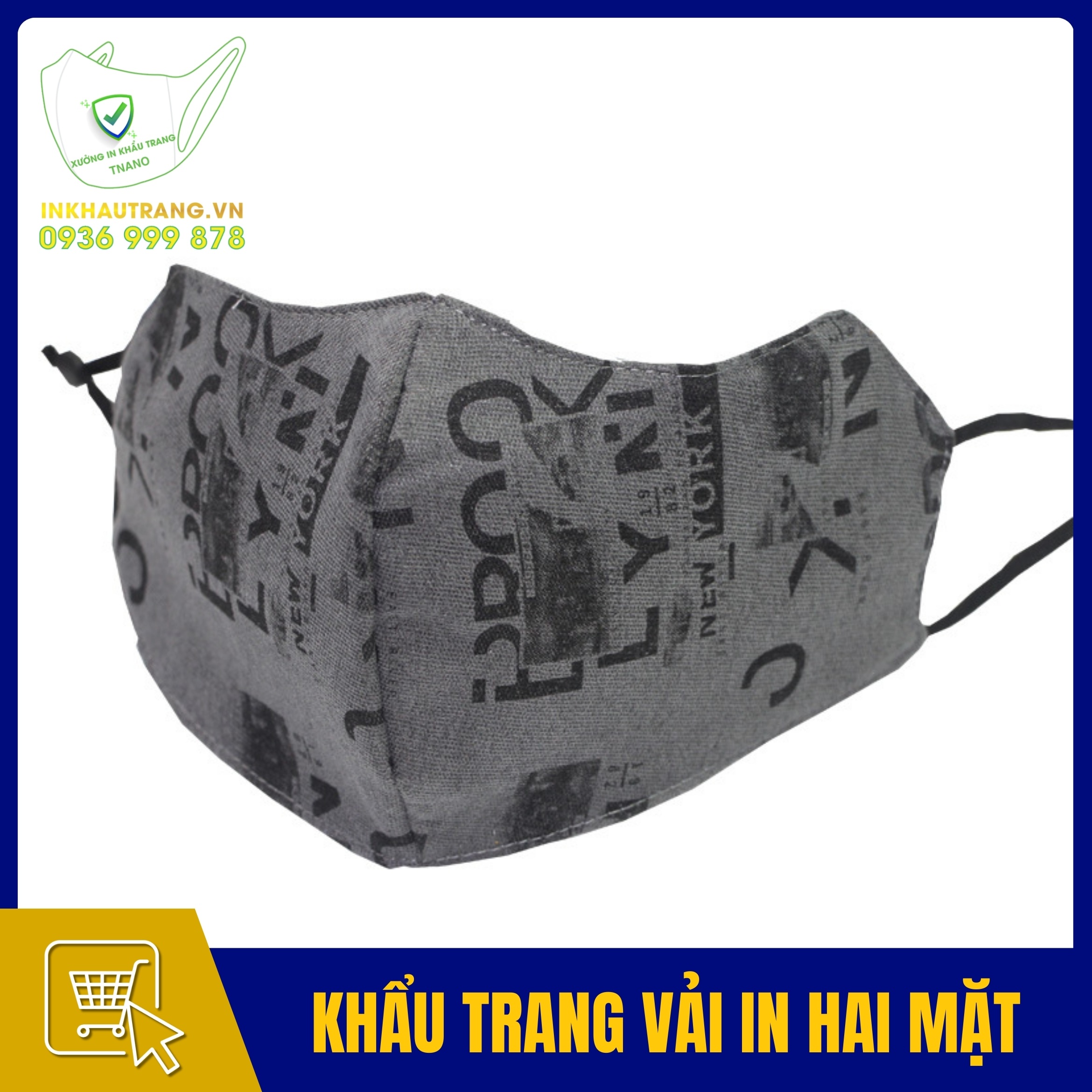 Khau trang vai in hai mat