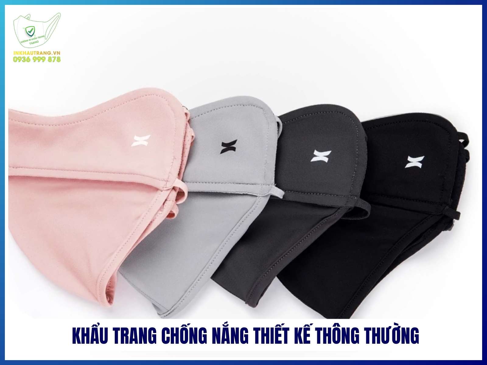 Khẩu trang chống nắng thiết kế thông thường