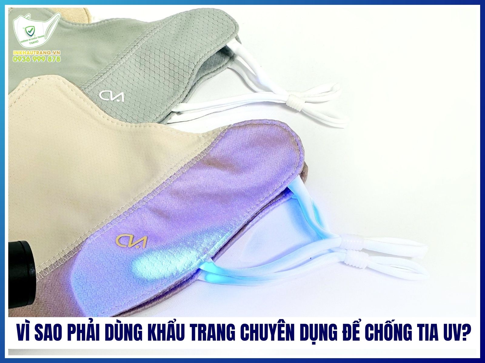 Vì sao phải dùng khẩu trang chuyên dụng để chống tia UV?