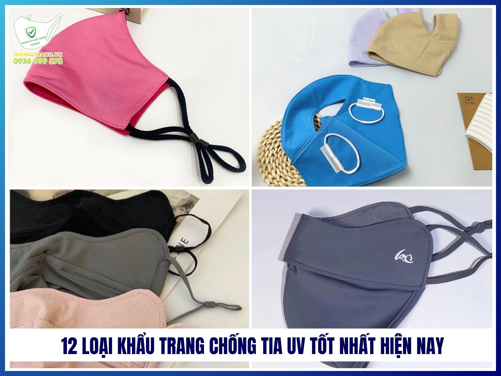 12 loại khẩu trang chống tia UV tốt nhất hiện nay