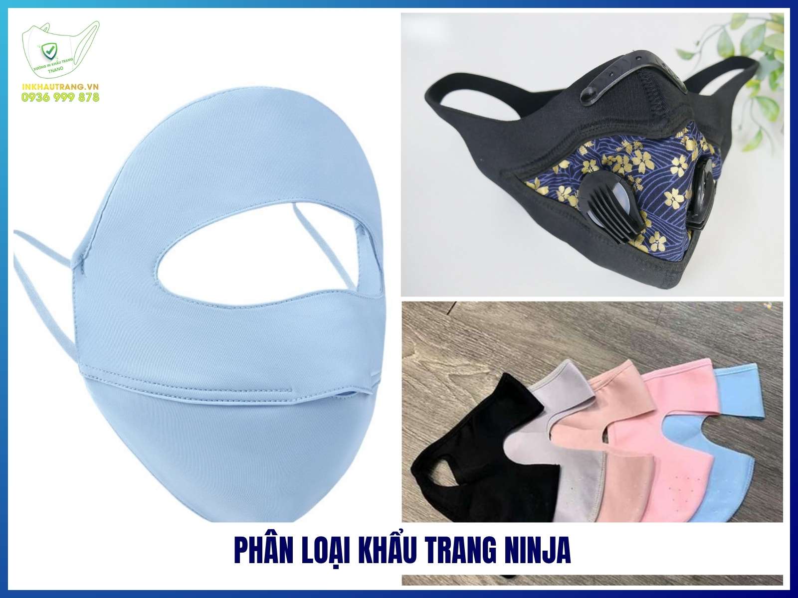 Khẩu trang Ninja 20 Phân loại khẩu trang Ninja