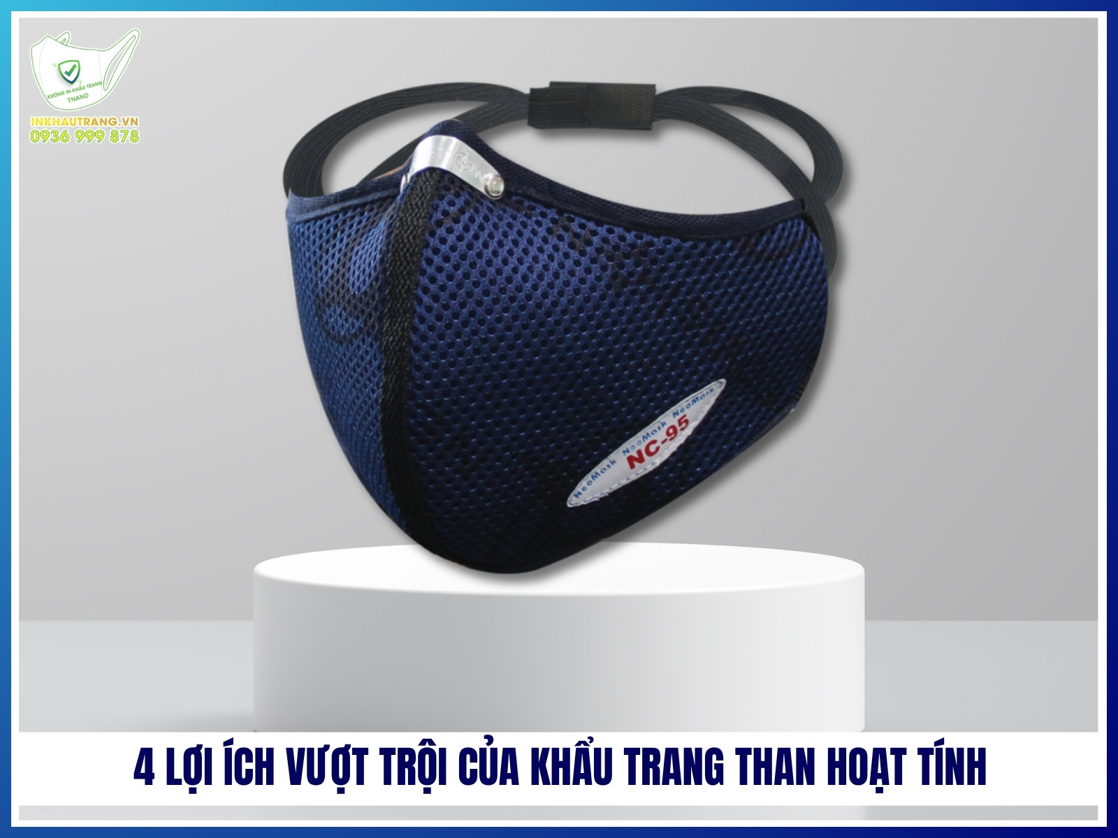 Khẩu trang than hoạt tính 25 4 lợi ích vượt trội của khẩu trang than hoạt tính