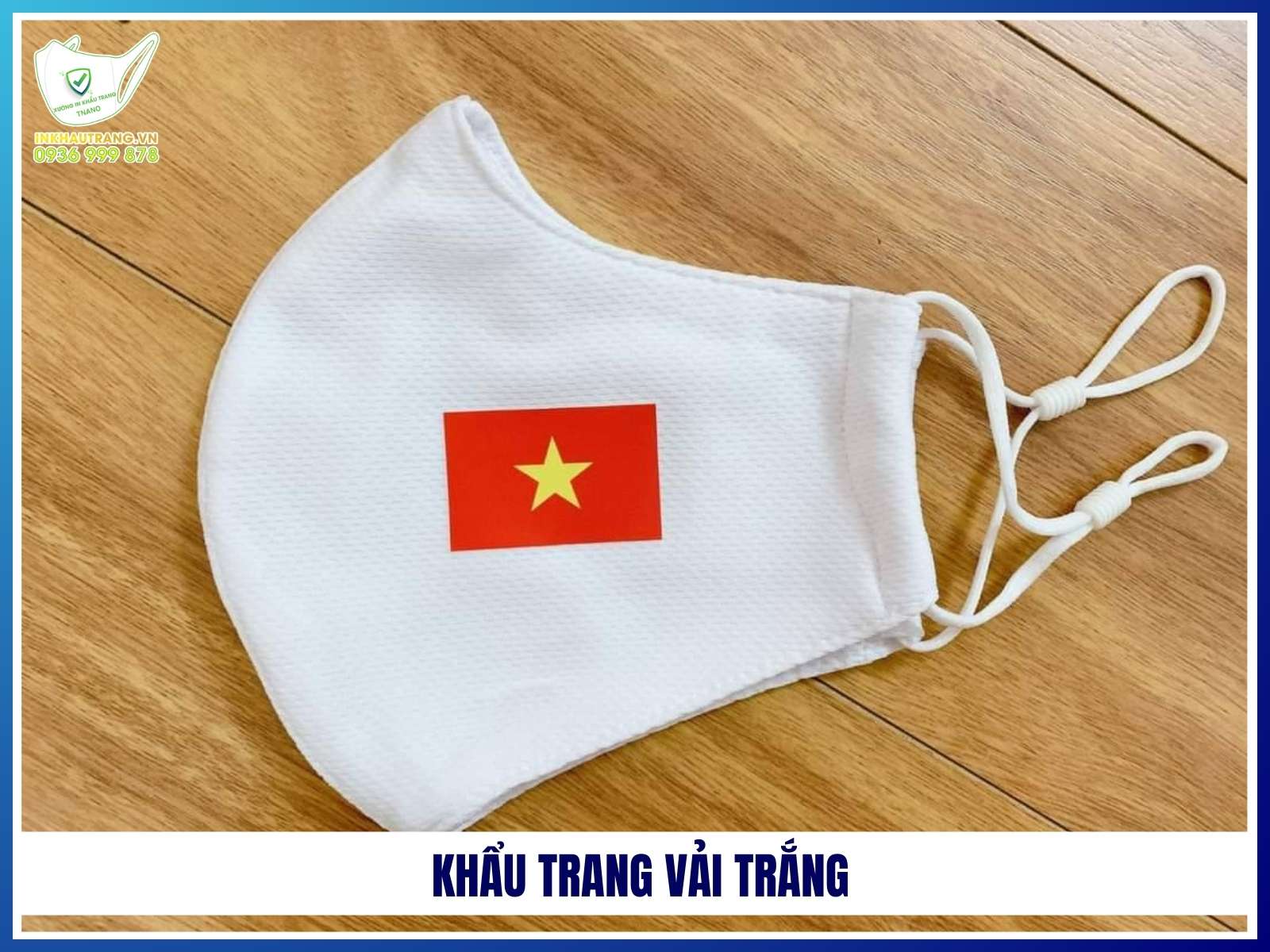Khẩu trang vải trắng