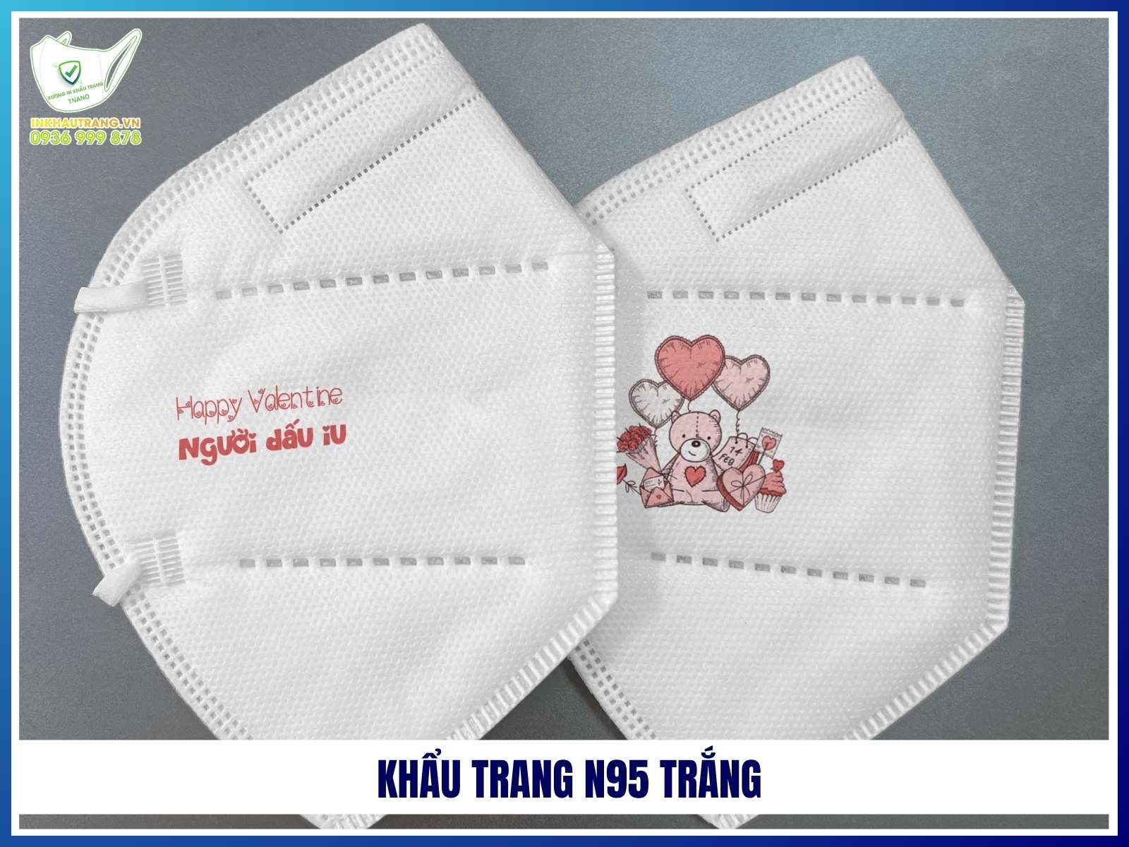 Khẩu trang N95 trắng