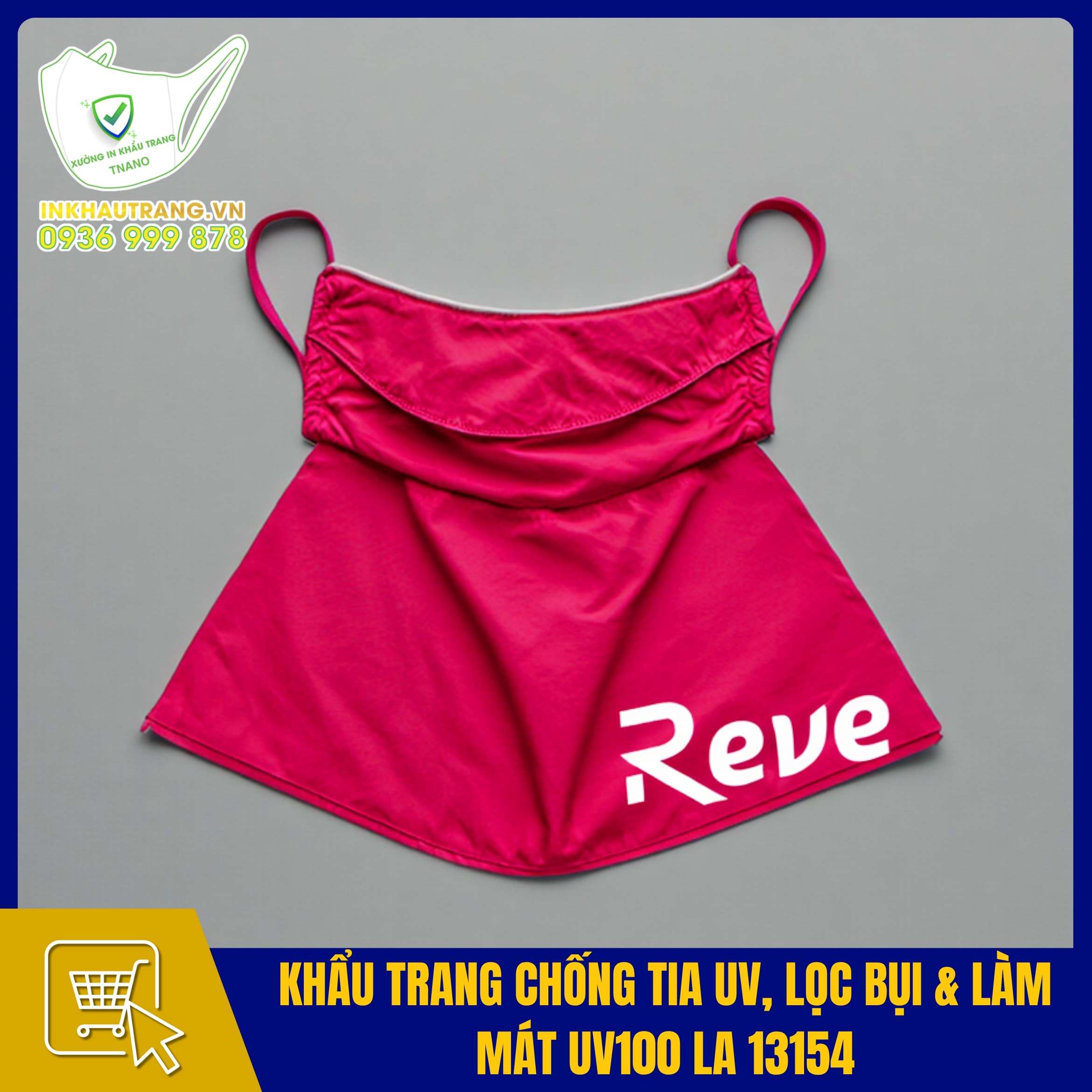 Khẩu trang chống tia UV, lọc bụi & làm mát UV100 LA 13154