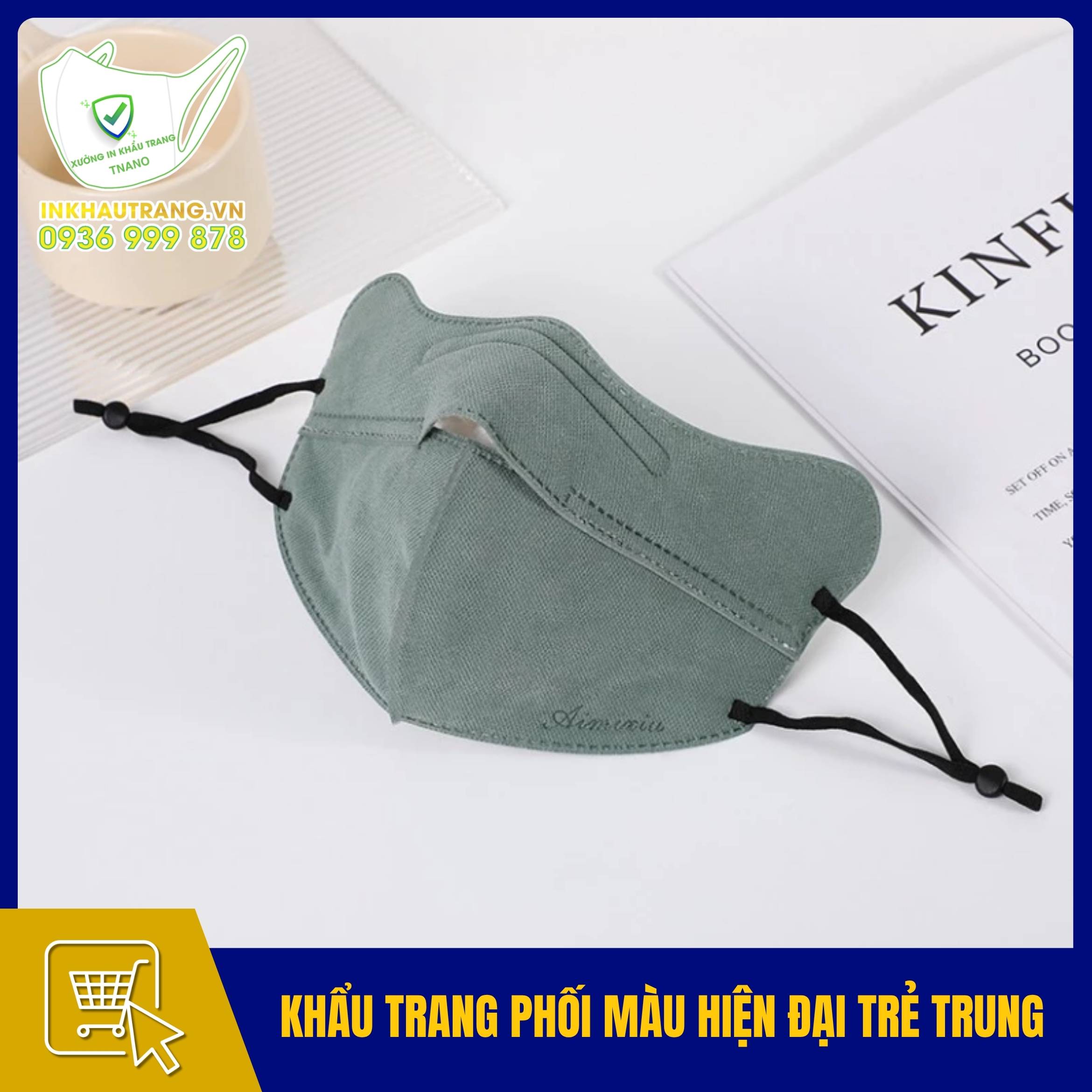 Khẩu trang đẹp độc 46 Khẩu trang phối màu hiện đại trẻ trung