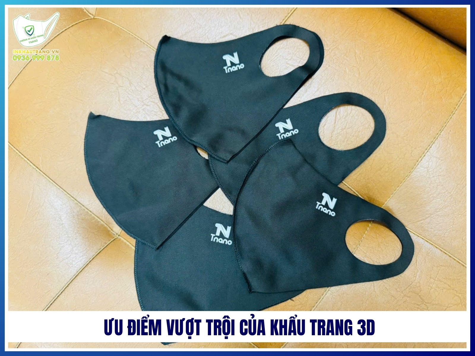 Uu diem vuot troi cua khau trang 3D