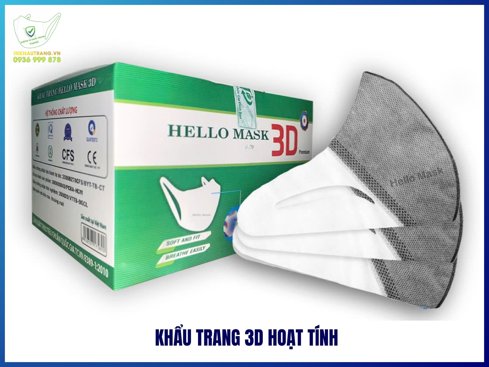 Khau trang 3D hoat tinh