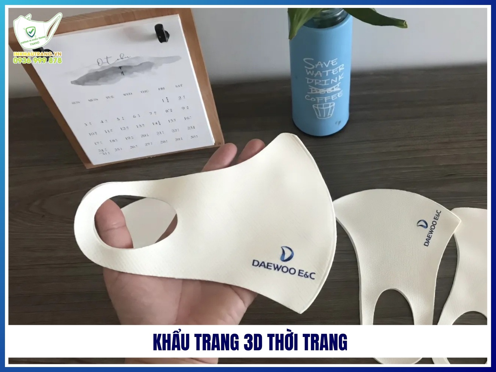 Khau trang 3D thoi trang