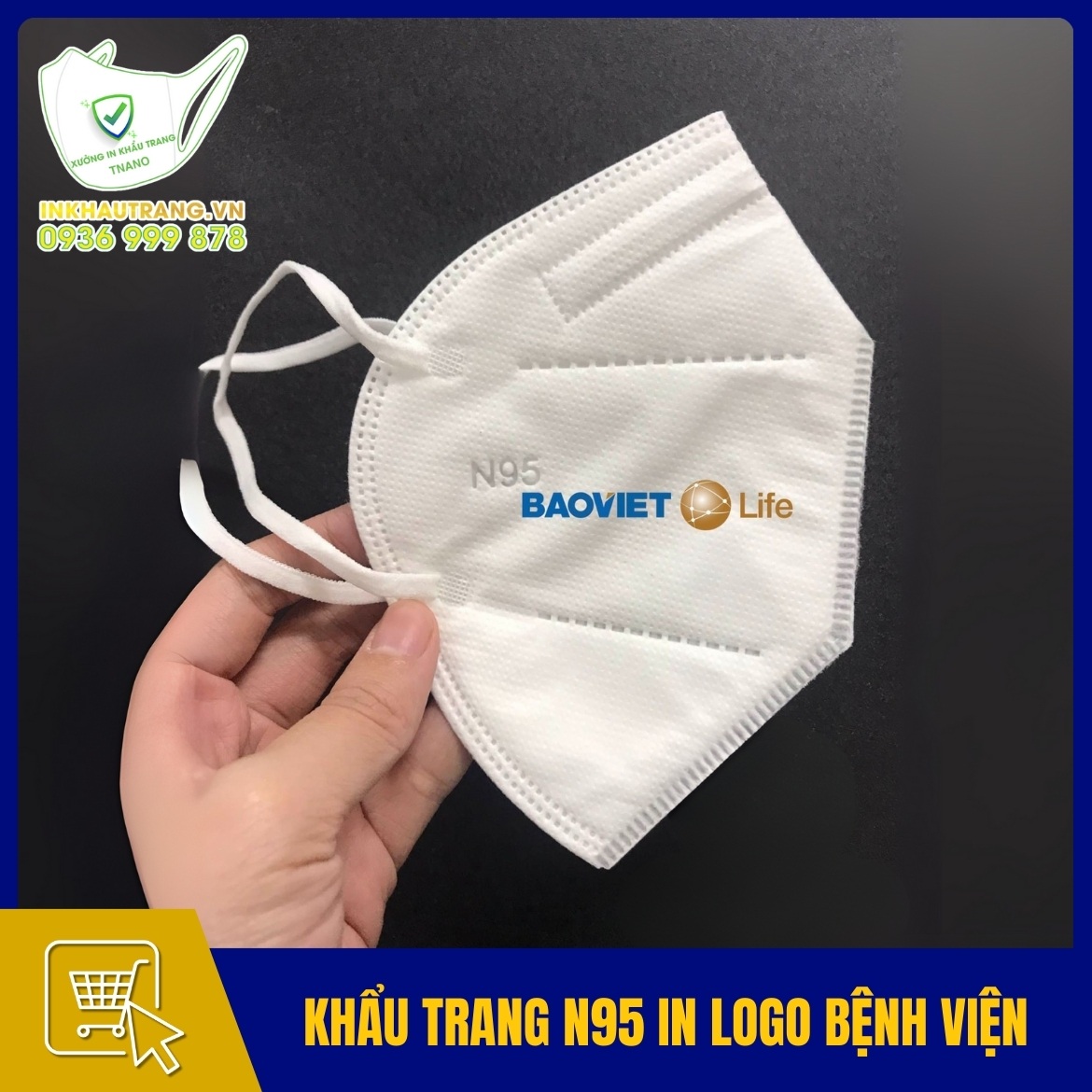 Khau trang N95 in logo benh vien chuyen khoa