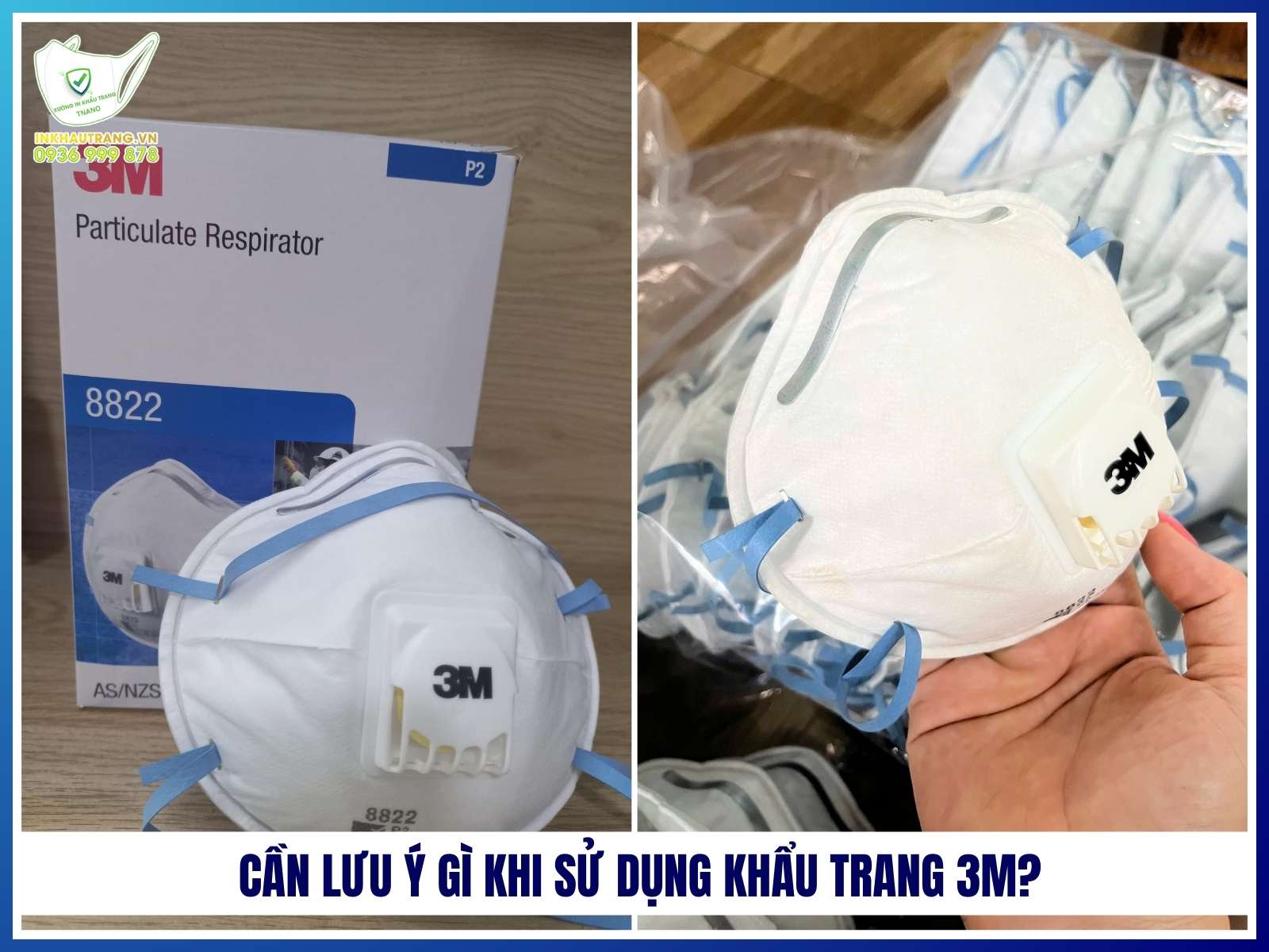 Các loại khẩu trang 3M 35 Cần lưu ý gì khi sử dụng khẩu trang 3M?