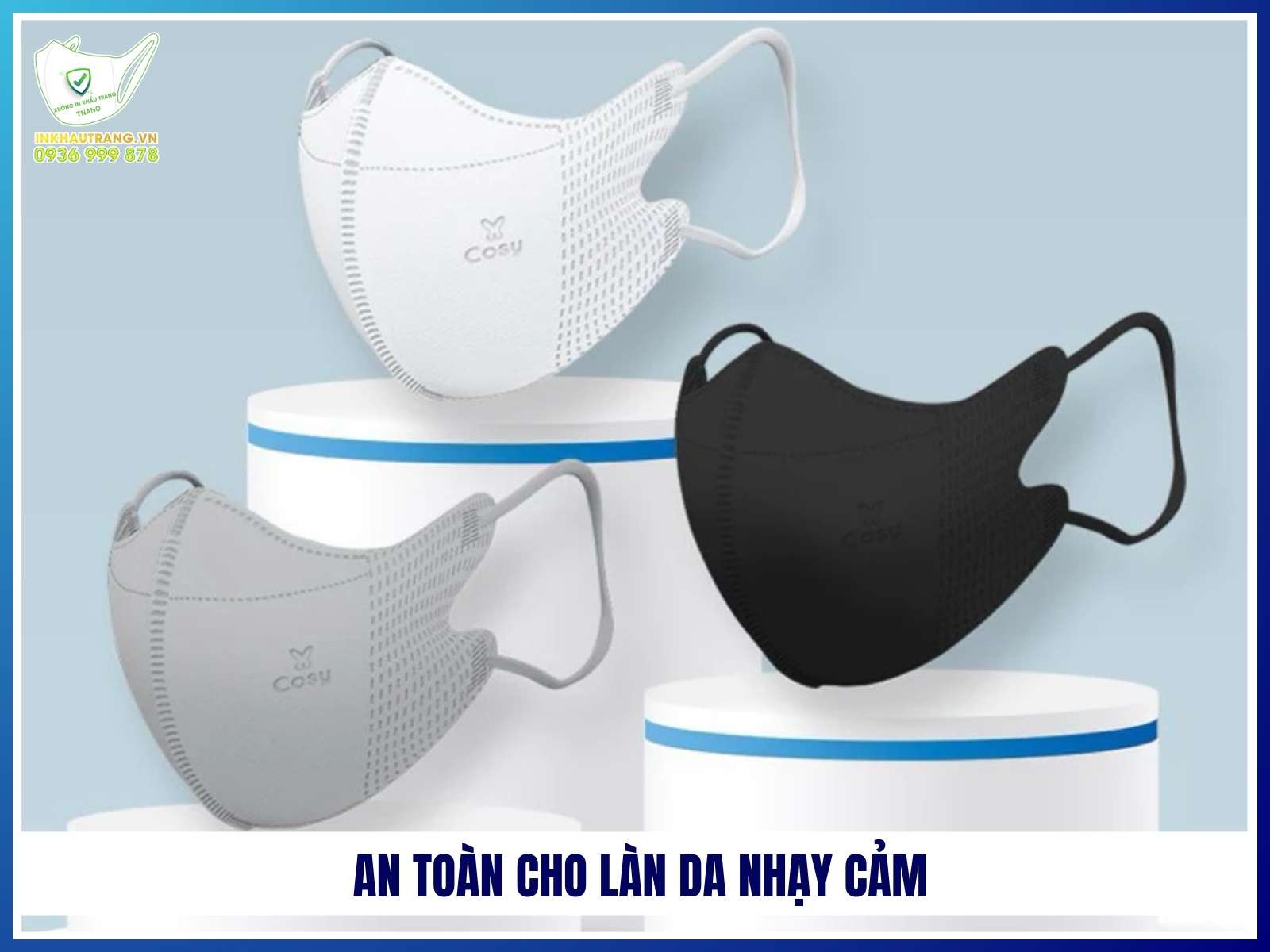 Khẩu trang 5D là gì? 25 An toan cho lan da nhay cam