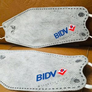 Khẩu Trang KF94 In Logo Ngân Hàng BIDV