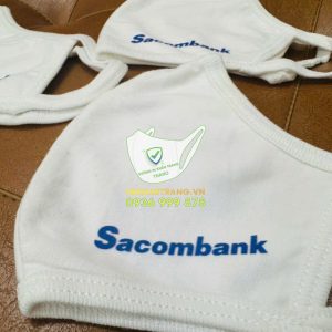 Khẩu trang vải Sacombank