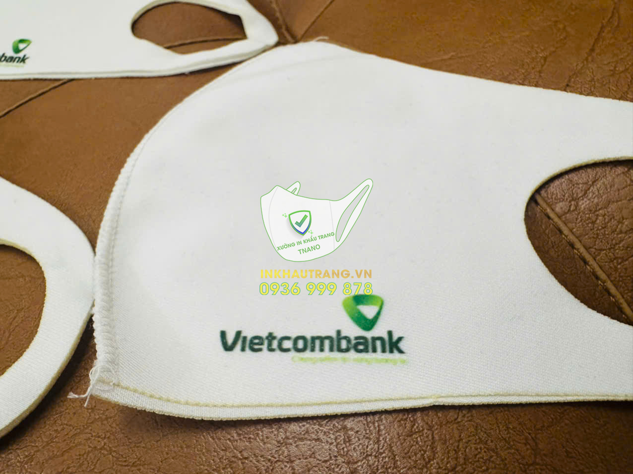 Khau trang vai Vietcombank (1) Khau trang vai Vietcombank 1