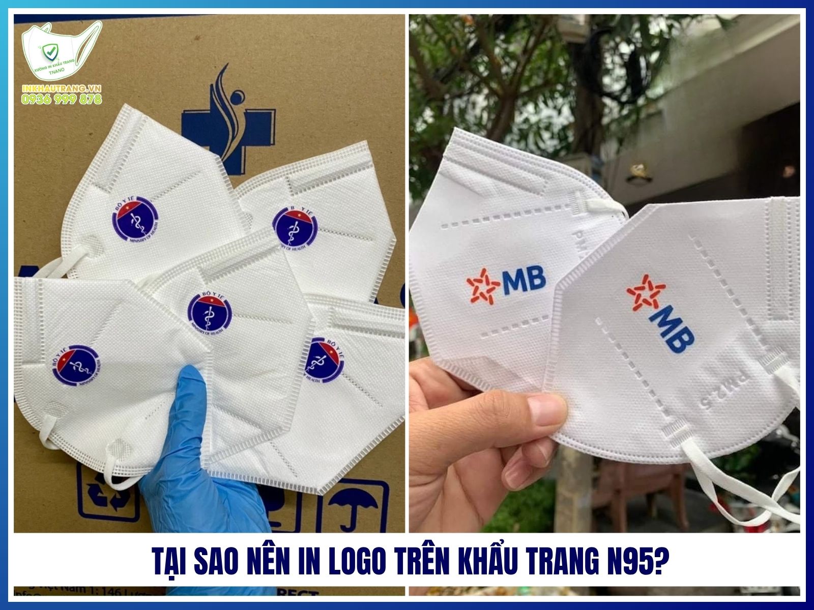 Tại sao nên in logo trên khẩu trang N95?