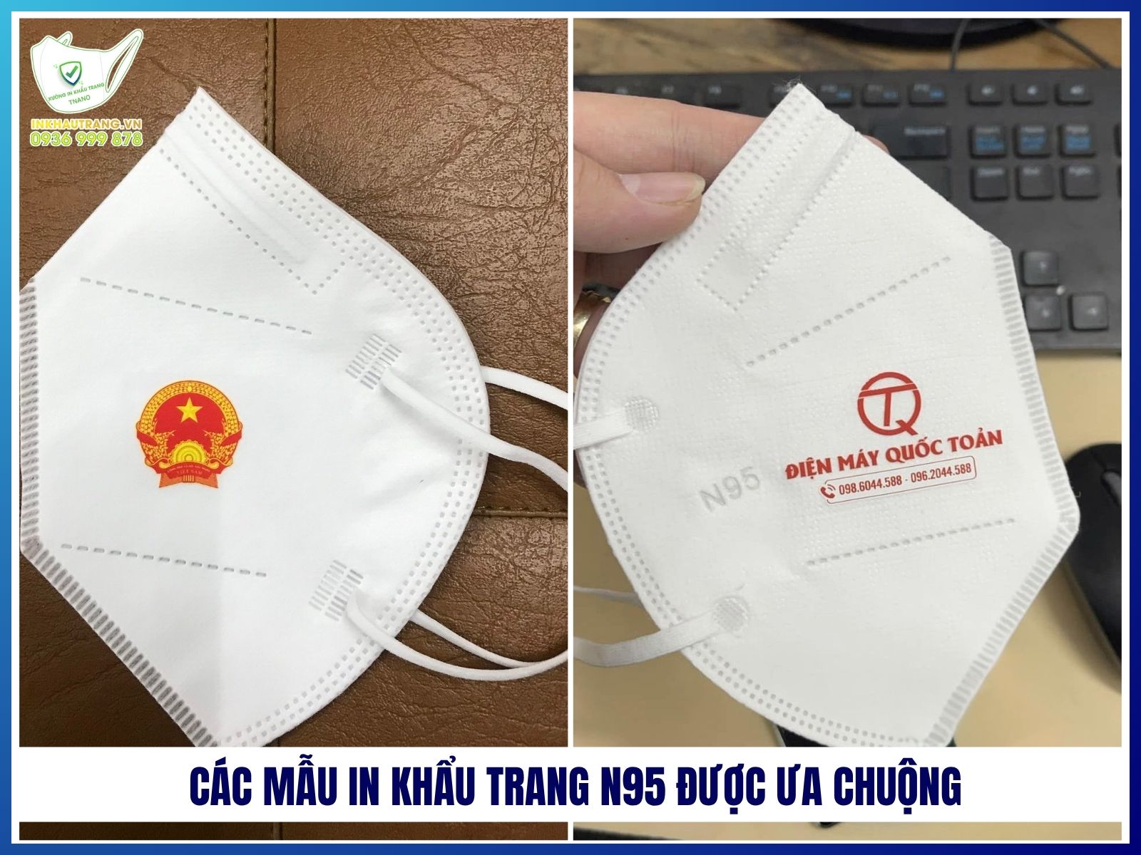 Các mẫu in khẩu trang N95 được ưa chuộng