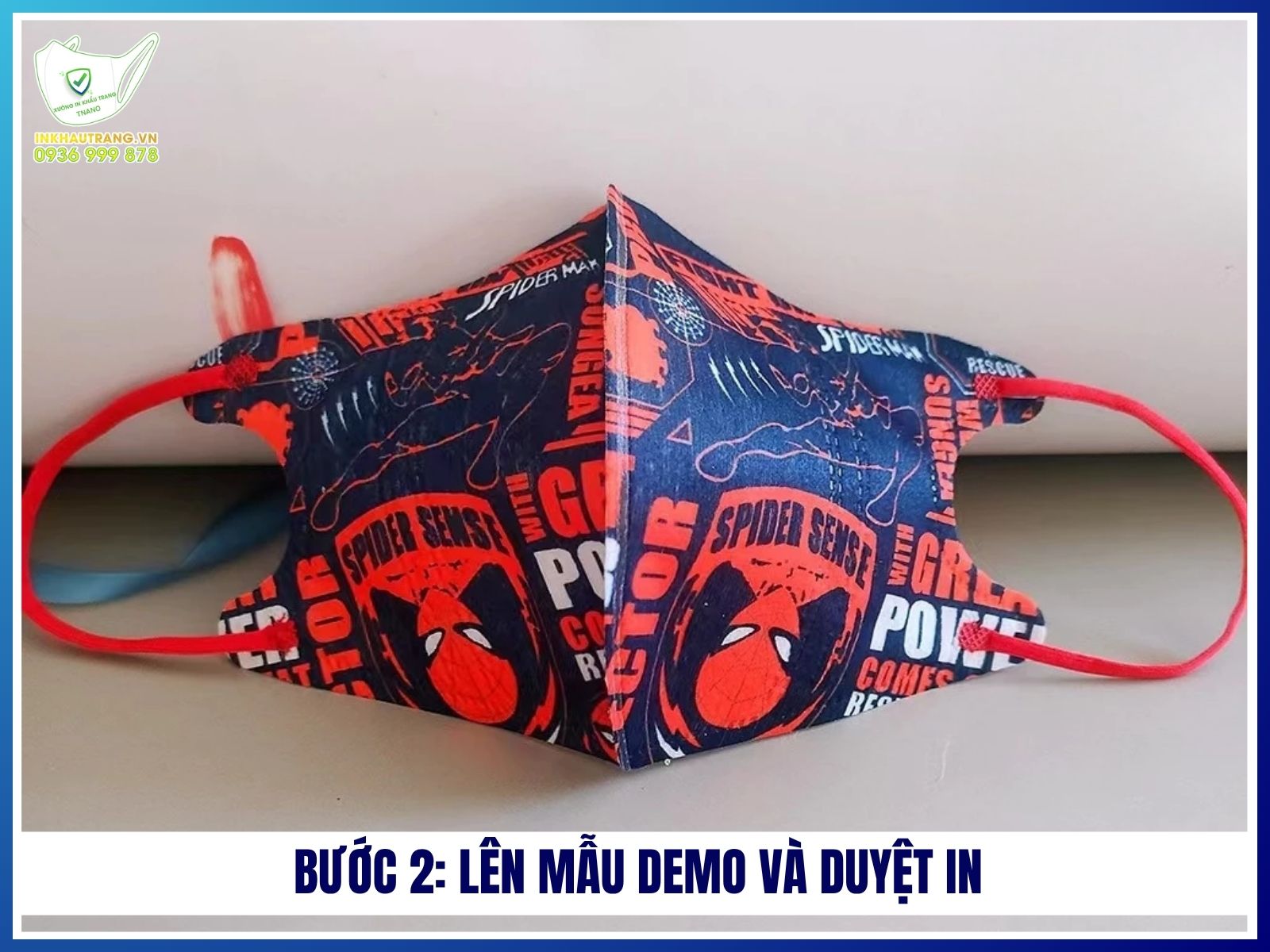 Bước 2: Lên mẫu demo và duyệt in