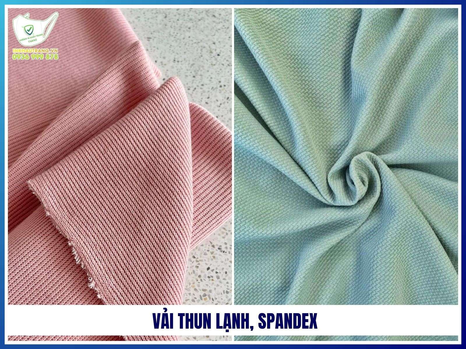 Vải thun lạnh, spandex
