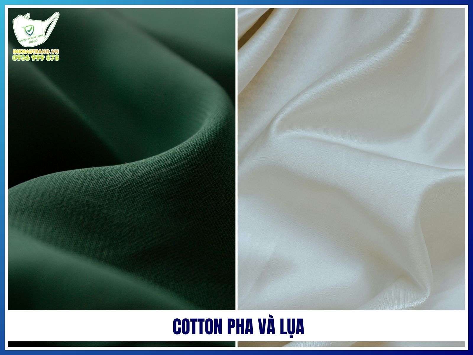 Cotton pha và lụa