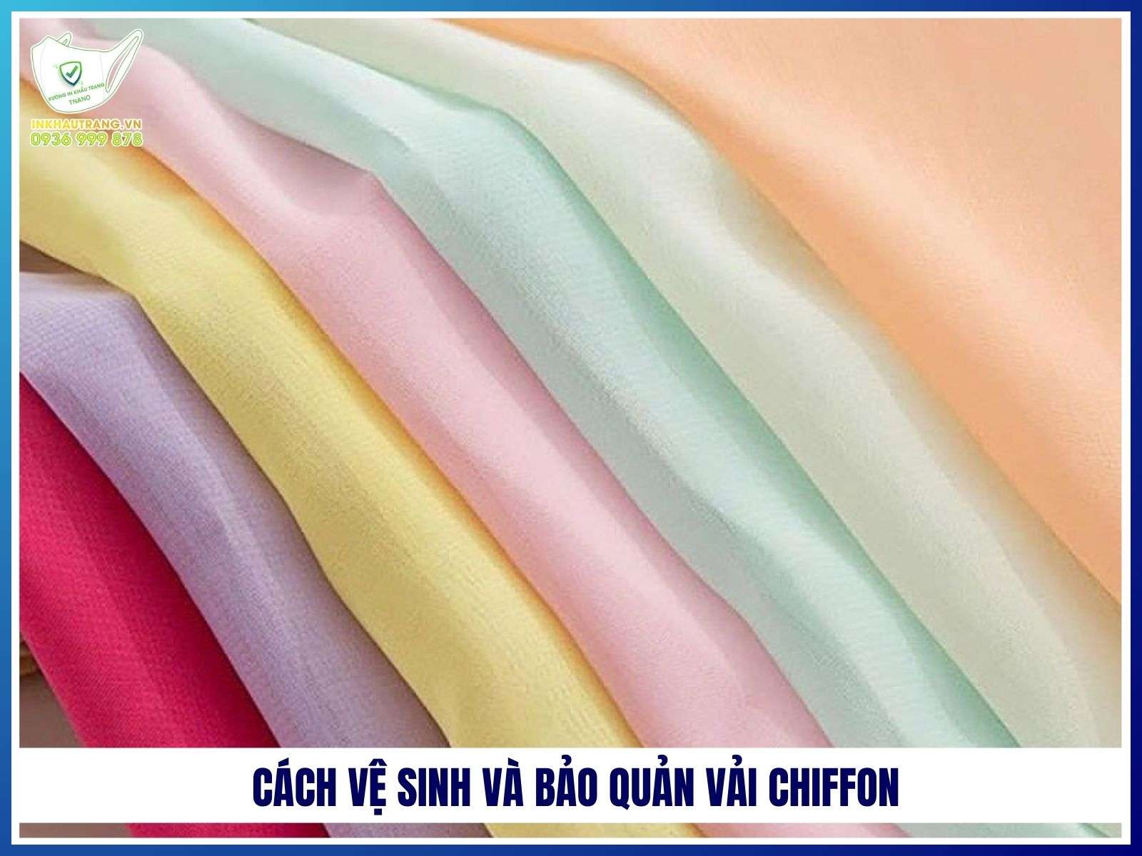 Cách vệ sinh và bảo quản vải chiffon