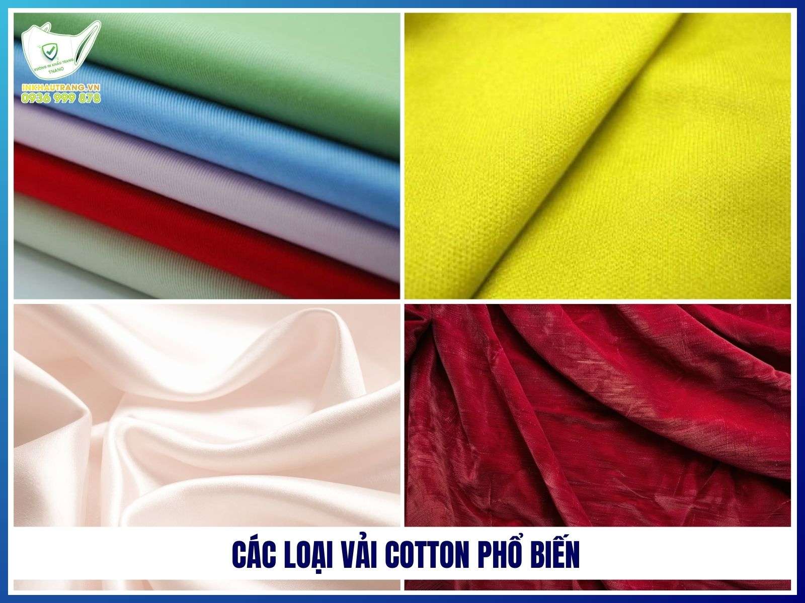 Các loại vải cotton phổ biến