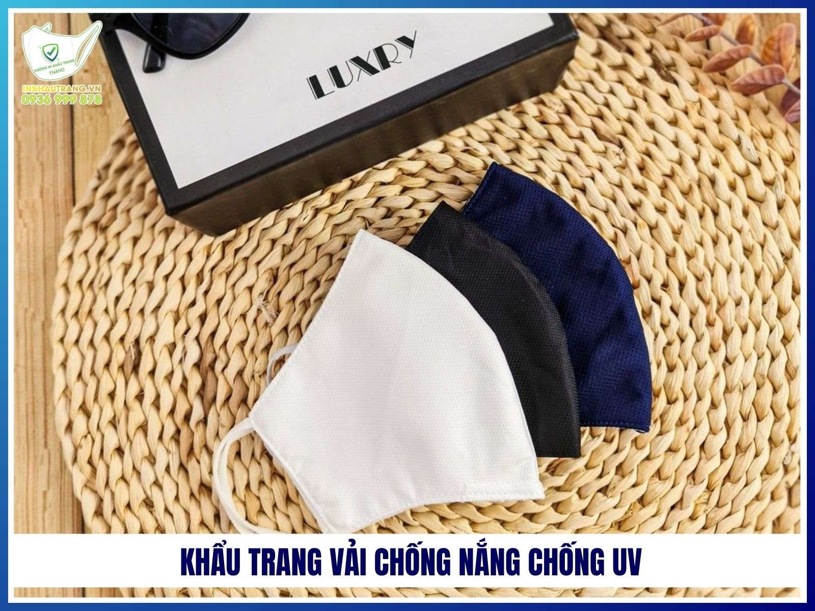 Khẩu trang vải chống nắng chống UV
