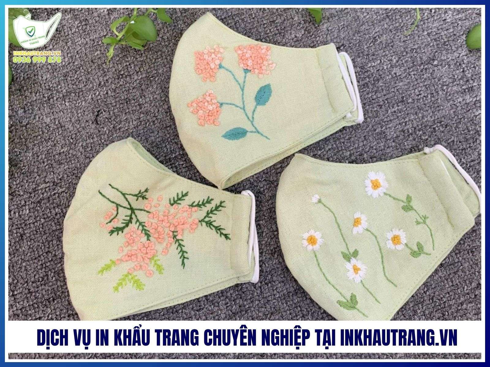 Dịch vụ in khẩu trang chuyên nghiệp tại Inkhautrang.vn