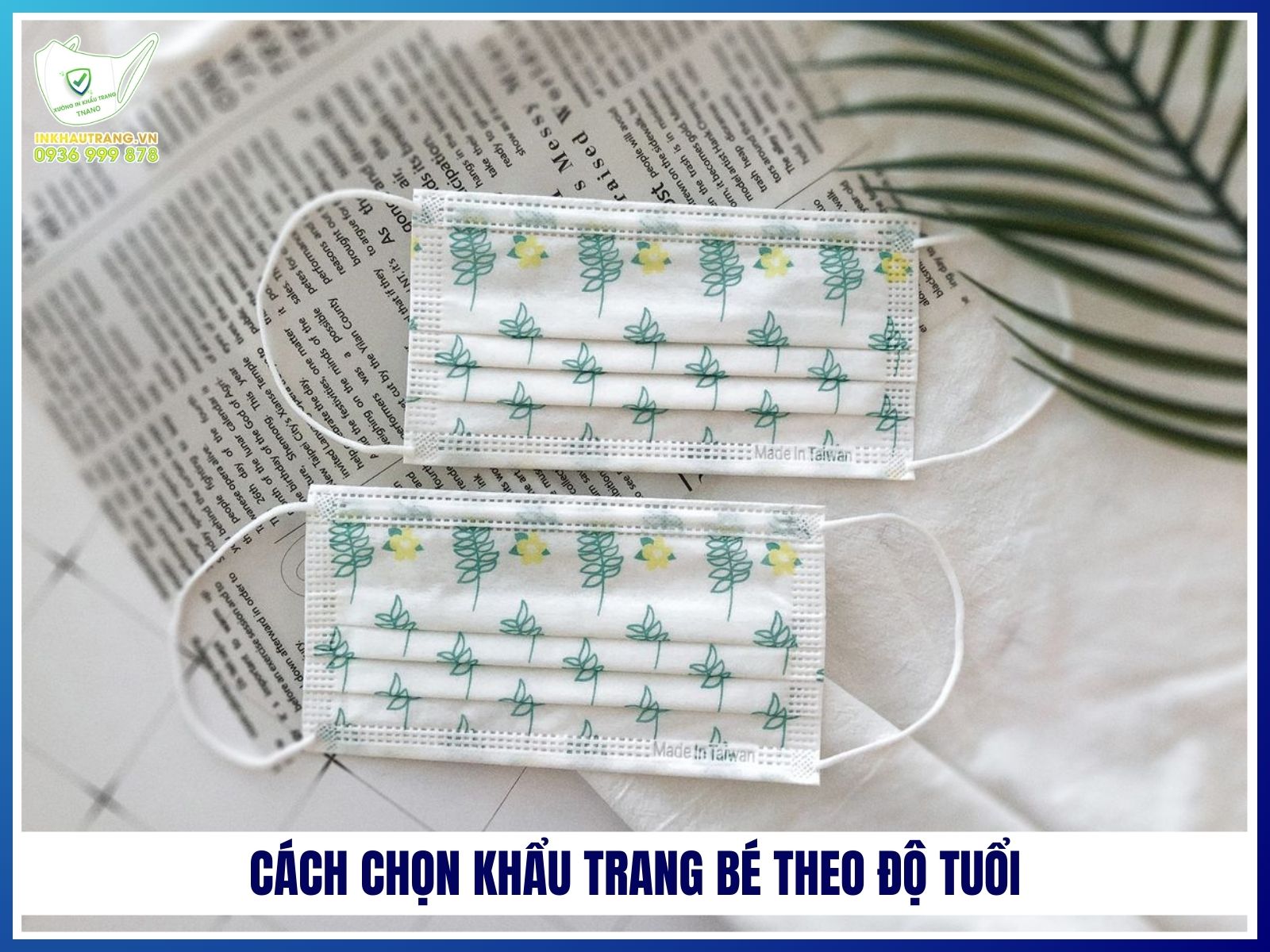 Cách chọn khẩu trang bé theo độ tuổi