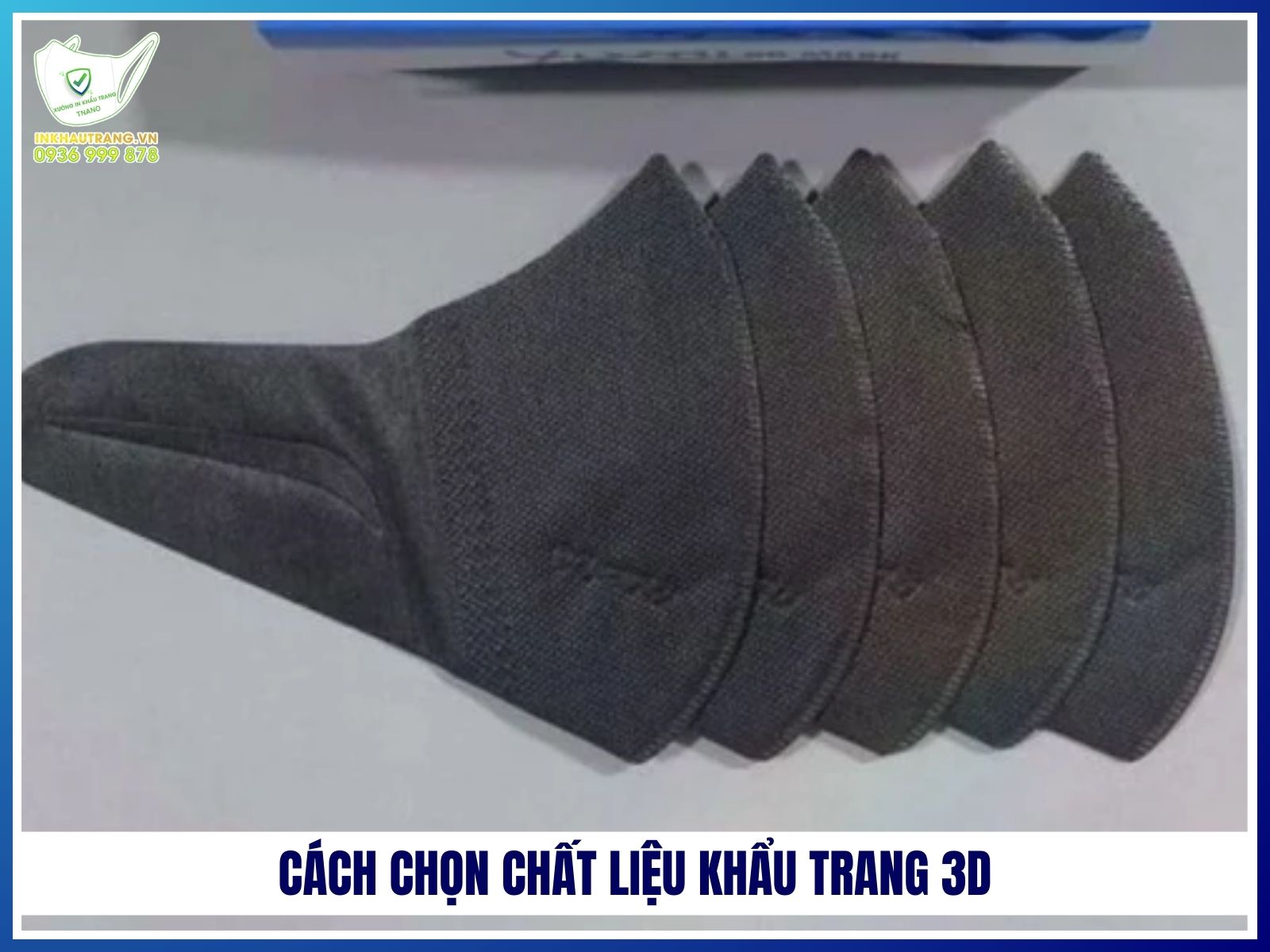 Cách chọn chất liệu khẩu trang 3D