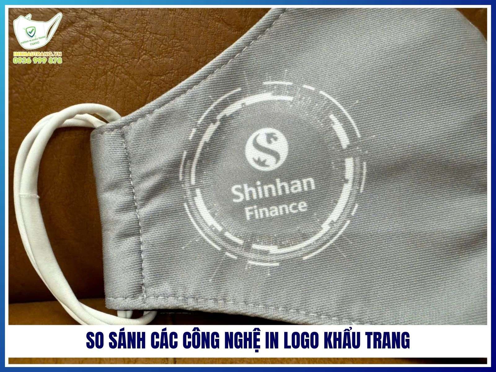 So sánh các công nghệ in logo khẩu trang