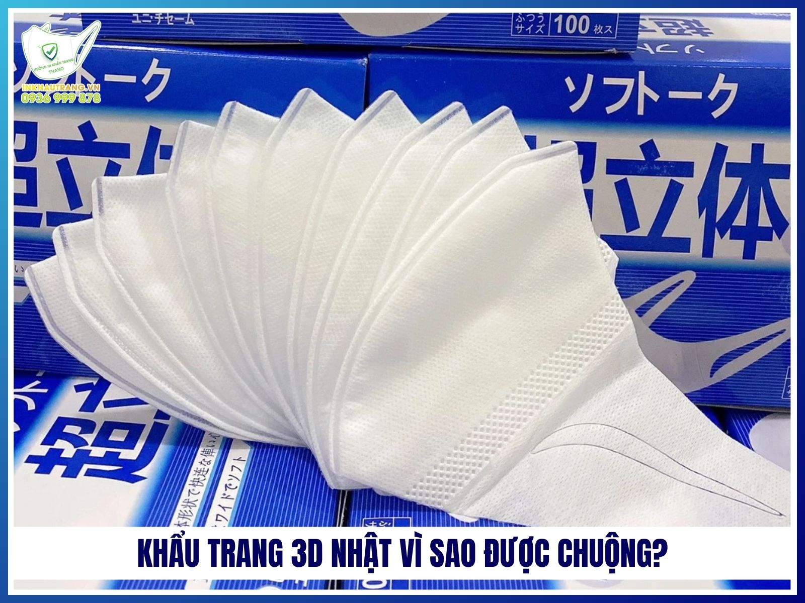 Khẩu trang 3D Nhật vì sao được chuộng?