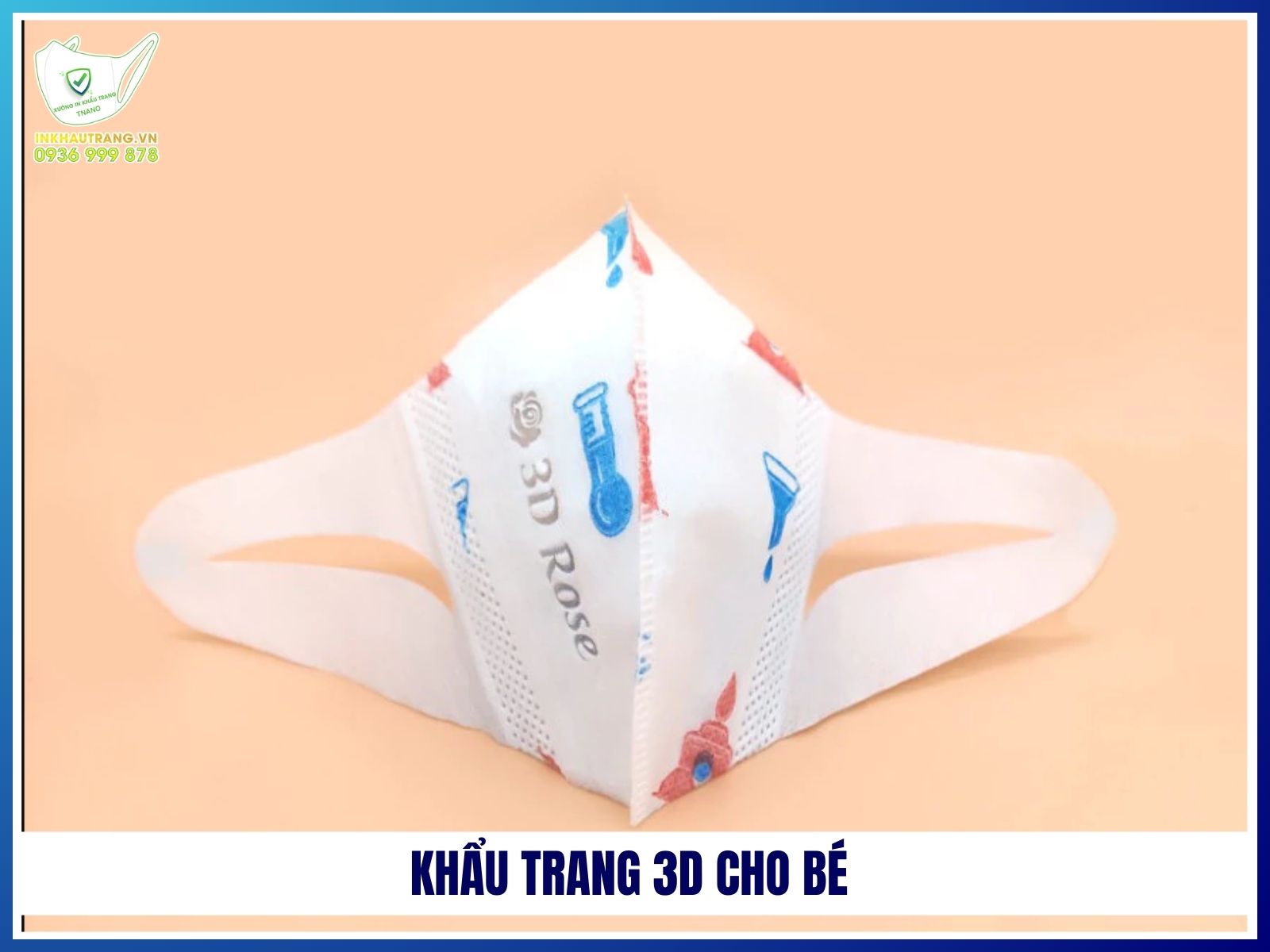 Khẩu trang 3D cho bé 