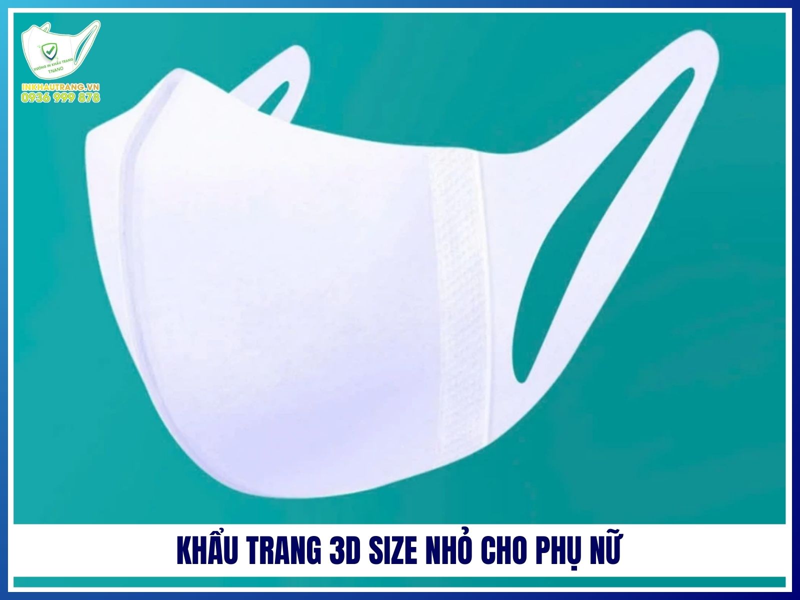 Khẩu trang 3D size nhỏ cho phụ nữ