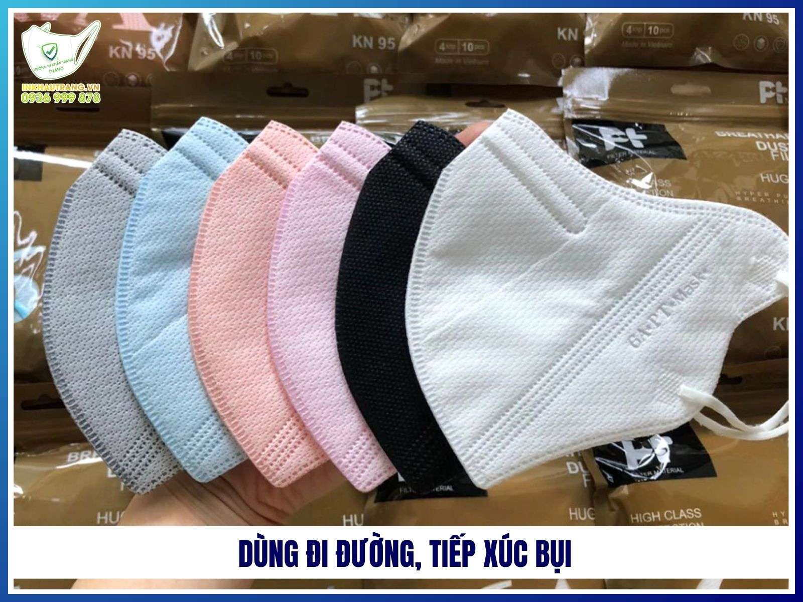 Dùng đi đường, tiếp xúc bụi