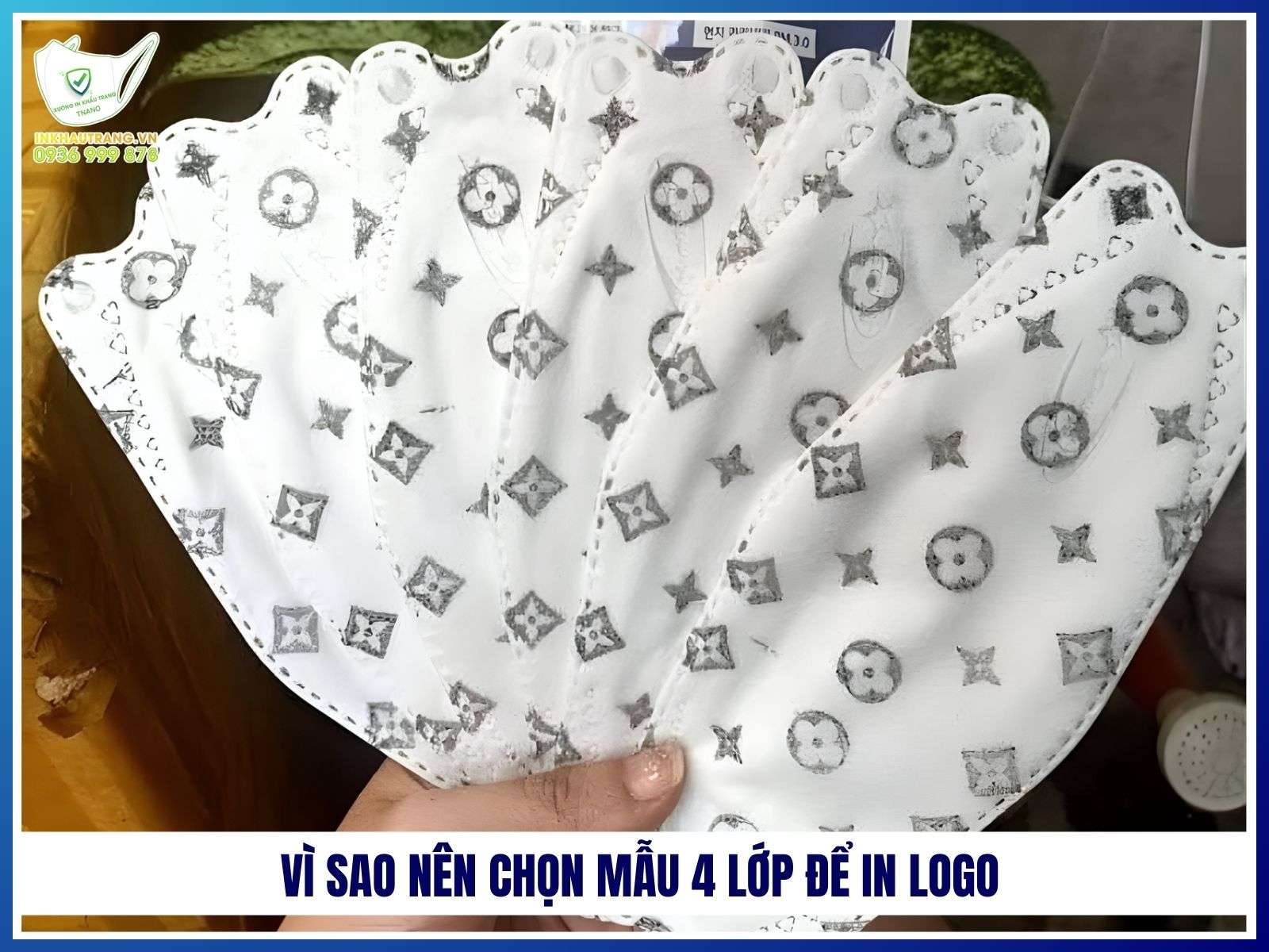 Vì sao nên chọn mẫu 4 lớp để in logo