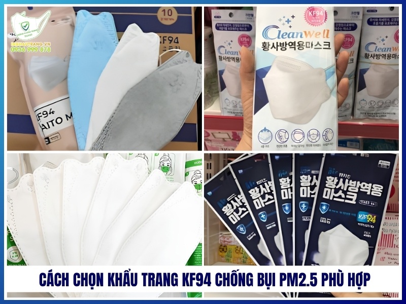 Khẩu Trang KF94 Chống Bụi PM2.5 Có Giúp Lọc Khuẩn? 19 Cách chọn khẩu trang KF94 chống bụi PM2.5 phù hợp