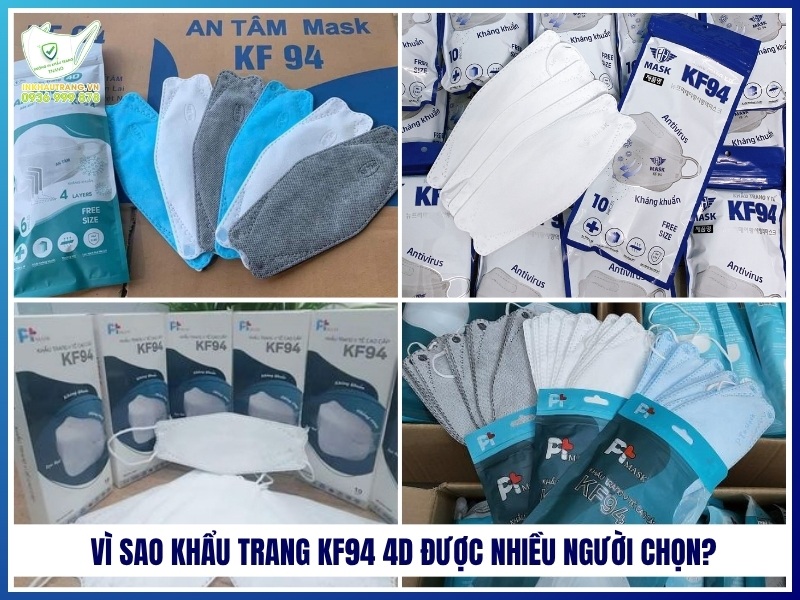 Mẫu Khẩu Trang KF94 4D Nào Đang Được Ưu Chuộng Nhất? 21 Vì sao khẩu trang KF94 4D được nhiều người chọn?