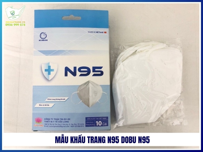 Mẫu khẩu trang N95 Dobu N95
