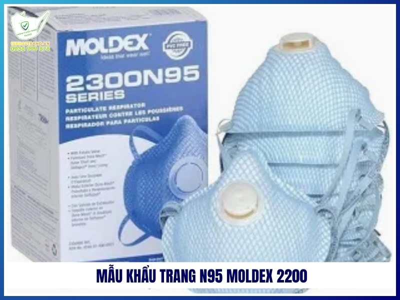 Mẫu khẩu trang N95 Moldex 2200