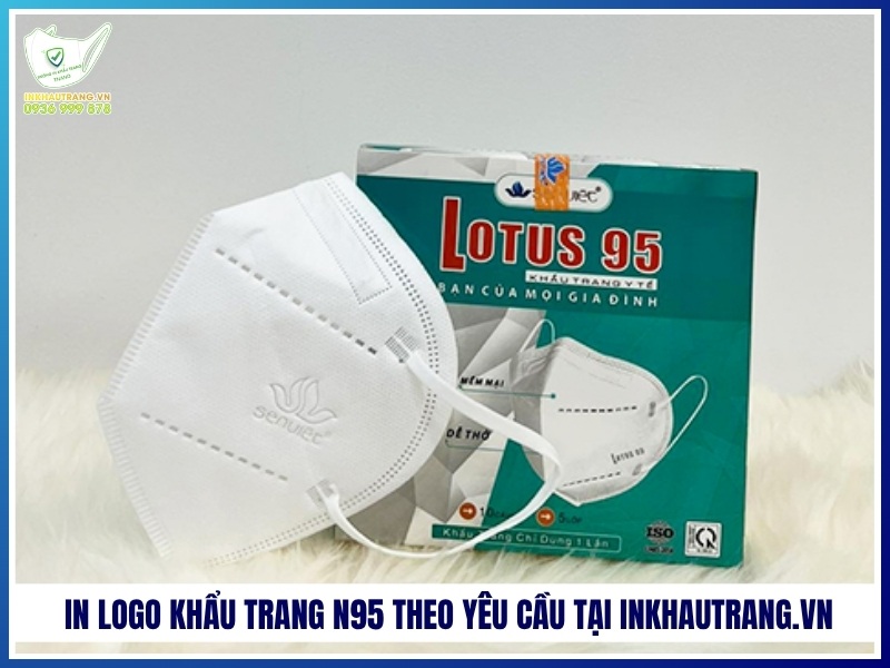 In logo khẩu trang N95 theo yêu cầu tại Inkhautrang.vn