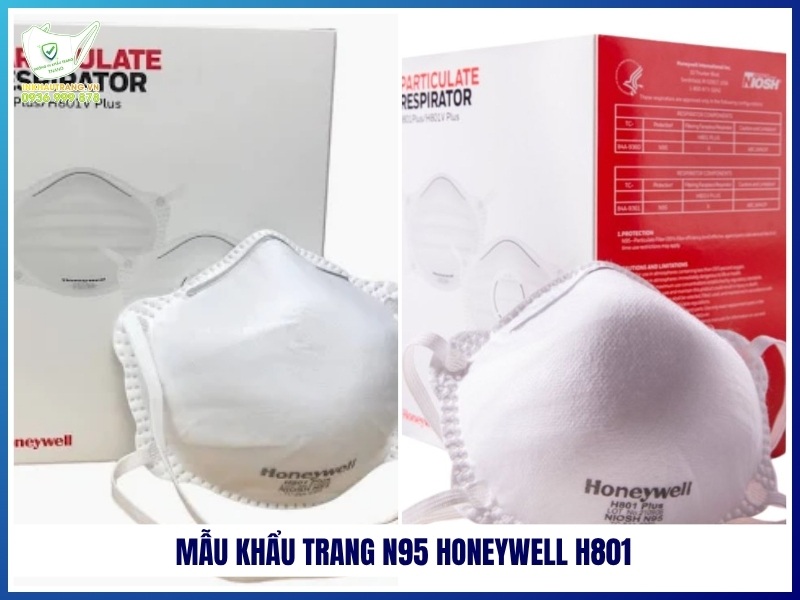 Mẫu khẩu trang N95 Honeywell H801
