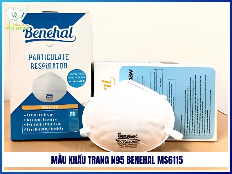 Mẫu khẩu trang N95 Benehal MS6115