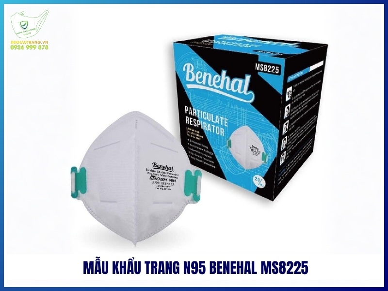 Mẫu khẩu trang N95 Benehal MS8225